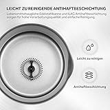 ISILER Milchaufschäumer, 500W Automatischer Milk Frother zur Zubereitung von Heiß- und Kaltschaum oder Warmmilch für Kaffee/Cappuccino/Latte/Espresso - 9