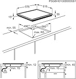 AEG HK634250XB Autarkes Kochfeld / Induktion / 60 cm / Edelstahlrahmen / 4 Kochzonen / Powerfunktion / Kindersicherung - 4