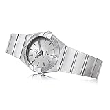 Omega Sternbild Silber Zifferblatt 100 m wasserdicht 123.10.24.60.02.001 Lady 's - 5