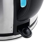 WMF Stelio Wasserkocher, 1,7 l, 2400 W, Wasserstandsanzeige beleuchtet, Kalk Wasserfilter, cromargan matt/silber - 6