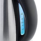 WMF Stelio Wasserkocher, 1,7 l, 2400 W, Wasserstandsanzeige beleuchtet, Kalk Wasserfilter, cromargan matt/silber - 8