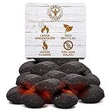 Grill Republic Kokos Briketts Grillbriketts Kokoskohlen für Den Kugel- und Standgrill | Nachhaltig, Hoher Heizwert und 3X Längere Brenndauer | 17kg - 3