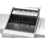 ProfiCook PC-GG 1128 Gasgrill 2 Edelstahlbrenner, 2 Heizzonen für individuelle Temperatursteuerung, stufenlose Temperatureinstellung, Edelstahlfront und -haube, klappbare Seitentische - 4