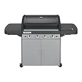 Campingaz Gasgrill/Grillwagen 4 Series Classic LS G, mit vier Edelstahlbrennern, Deckel-Thermometer, Seitenkocher, InstaClean System - 2