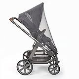 Universal Insektenschutz/Mückennetz für Kinderwagen & Buggy | idealer Schutz vor Wespen & Stechmücken dank feinem Netzgewebe | PREMIUM QUALITÄT: reißfest & waschbar | Grau, Schwarz - 8