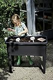 Elho Green Basics Anzucht Tisch Xxl - Übertopf - Lebhaft Schwarz - Draußen  - L 75.5 x W 36.5 x H 65.1 cm - 6