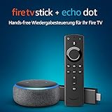 Fire TV Stick mit Alexa-Sprachfernbedienung + Echo Dot (3. Generation), Anthrazit Stoff - 2