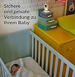 Philips AVENT SCD843/26 Video-Babyphone, 3,5 Zoll Farbdisplay, Eco-Mode, Gegensprechfunktion, Nachtlicht, weiß-grau - 2