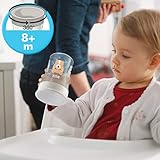 NUK 3-in-1 Trinklern-Set, mit Trainer Cup Trinkbecher Baby, Magic Cup 360° Trinklernbecher und Action Cup Trinklernflasche, 6+ Monate, 230ml, BPA-frei - 4