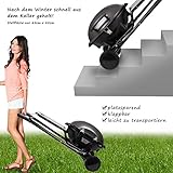TZS First Austria - elektrischer Standgrill in 3 min heiß, Kugelgrill, Tischgrill, Standgrill mit Deckel, Ablagefläche, elektro outdoor Grill mit Haube Elektrogrill mit Standfuss | klappbar mit Rollen - 4