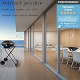 TZS First Austria - elektrischer Standgrill in 3 min heiß, Kugelgrill, Tischgrill, Standgrill mit Deckel, Ablagefläche, elektro outdoor Grill mit Haube Elektrogrill mit Standfuss | klappbar mit Rollen - 7