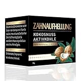 Zahnaufhellung Zähne Pulver,Natürliche Kokosnuss Aktivkohle Zahnpulver für Frischen Sie den Atem und entfernen Sie schnell Zahnstein/Zahnflecken - 2