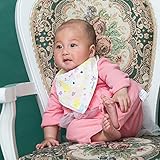 8er Dreieckstücher Baby Mädchen Lätzchen Halstücher Spucktuch Set Baumwolle mit Druckknöpfen YOOFOSS - 4