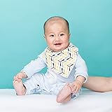 8er Dreieckstücher Baby Mädchen Lätzchen Halstücher Spucktuch Set Baumwolle mit Druckknöpfen YOOFOSS - 6