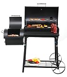 Tepro Holzkohlengrill Smoker Biloxi, Schwarz - 2