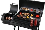 Tepro Holzkohlengrill Smoker Biloxi, Schwarz - 12