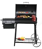 Tepro Holzkohlengrill Smoker Biloxi, Schwarz - 3
