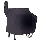 Nexos BBQ Grill Smoker Grillwagen Holzkohlegrill 2 Kammern Barbecue 120x55x125 cm, 28 kg Transporträder Temperaturanzeige Stahlblech Lüftungsklappen Ablageflächen - 5