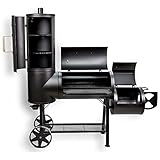 TAINO Chief 130 XXL Smoker 130kg BBQ GRILLWAGEN Holzkohle Grillkamin 3,5 mm Stahl Profi-QUALITÄT Räucherofen (130 kg Smoker) - 2