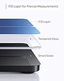 eufy Smart Scale P1, Smarte Personenwaage mit Bluetooth, Große LED-Anzeige, 14 Messwerte, Misst Gewicht/Körperfett/BMI/Körperzusammensetzung, Oberfläche aus Hartglas, lbs/kg - 2