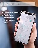 eufy Smart Scale P1, Smarte Personenwaage mit Bluetooth, Große LED-Anzeige, 14 Messwerte, Misst Gewicht/Körperfett/BMI/Körperzusammensetzung, Oberfläche aus Hartglas, lbs/kg - 3