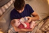 Philips Avent Natural Flaschenset SCD301/02 für Neugeborene (125 und 260 ml, 4 zusätzliche Sauger 6m+) 0m+, transparent, 4 Flaschen - 12