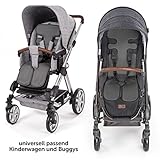 Atmungsaktive Sommer Sitzeinlage, Sitzauflage für Kinderwagen, Buggy, Kindersitz und Babyschale - Kühlt und schützt den Sitzbezug vor Flecken - 4