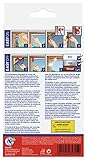 tesa Insect Stop COMFORT Fliegengitter Fenster - Insektenschutz mit Klettband selbstklebend - Fliegen Netz ohne Bohren - anthrazit (durchsichtig), 130 cm x 150 cm - 4