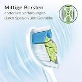 Philips Sonicare Original Aufsteckbürste Optimal White HX6064/36, 2x weniger Verfärbungen für weißere Zähne, Minimalverpackung, 4 Stück - 3