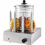 Syntrox Edelstahl Profi Gastro Hot Dog Maker Gerät Erhitzer 4 Spieße Würstchen Bockwurstwärmer Wurstkocher - 2