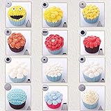 BSET BUY 36 Stück Kuchen Spritztüllen Backgeschirr Kuchen Dekorieren Werkzeug Set Professionelle Edelstahl DIY Zuckerguss-Werkzeug mit wiederverwendbaren Spritzbeutel, Kupplungen und Kuchen Schaber - 3