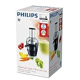 Philips HR1855/00 Entsafter (700 Watt, 2 Liter, 1 Min QuickClean, Saftbehälter) schwarz - 5