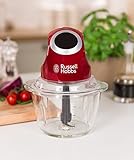 Russell Hobbs Mini Zerkleinerer Desire, Ein-Hand-Bedientaste, 500ml Glasbehälter inkl. Deckel, Gemüsezerkleinerer, elektrischer Mixer, Multi-& Universalzerkleinerer f. Gemüse, Obst & Fleisch 24660-56 - 6