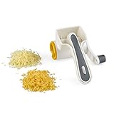 ZYLISS Classic Käsereibe E900010 mit Edelstahl-Feintrommel für müheloses Reiben von Hartkäse, Schokolade und vielem mehr. Maße: Maß: 16 x 8,5 x 8,5 cm. - 11