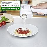 ROMMELSBACHER MR 6 elektrische Käsereibe / Trommelreibe für Parmesan, Nüsse, Schokolade & mehr / Power-Akku / Edelstahl-Reibetrommel / weiß - 2