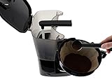 Melitta Easy 1010-02, Filterkaffeemaschine mit Glaskanne, Kompaktes Design, Schwarz - 3