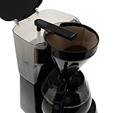 Melitta Easy 1010-02, Filterkaffeemaschine mit Glaskanne, Kompaktes Design, Schwarz - 4