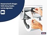 Leifheit Wandrollenhalter Parat Royal für 3 Rollen, Küchenrollenhalter für glatte Schnittkanten, Papierrollenhalter für griffbereite Folien - 3