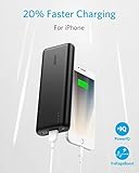 Anker PowerCore 20100mAh Externer Akku, kompakt Powerbank, hohe Kapazität 2-Port 4,8 A Output Ladegerät mit PowerIQ Technologie für iPhone, iPad, Samsung Galaxy und viele mehr (in Schwarz/Matt) - 3