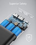 Anker PowerCore 20100mAh Externer Akku, kompakt Powerbank, hohe Kapazität 2-Port 4,8 A Output Ladegerät mit PowerIQ Technologie für iPhone, iPad, Samsung Galaxy und viele mehr (in Schwarz/Matt) - 6