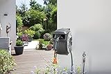 GARDENA city gardening Wand-Schlauchbox 15 m: Schlauchaufroller mit 15 m Qualitätsschlauch und Brause, 180° schwenkbar, kurze Arretierstopps, automatischer Schlaucheinzug, zur Wandmontage (18402-20) - 4
