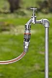 GARDENA Premium Schlauchverbinder 13 mm (1/2 Zoll) - 15 mm (5/8 Zoll), Adapter für Wasserhähne, hohe Schlauchhaltekraft, Griffmulden, frostsicher, 18255-50 - 3