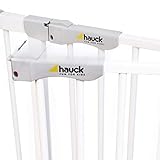 Hauck Autoclose N Stop/ Türschutzgitter/ Treppengitter/ Magnetverschluss/automatisch selbstschließend/Sichtindikator/ beidseitig zu öffnen/ 75 - 80 cm/ bis 122 cm erweiterbar/ohne Bohren/Metall/Weiß - 2