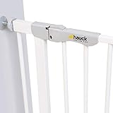 Hauck Autoclose N Stop/ Türschutzgitter/ Treppengitter/ Magnetverschluss/automatisch selbstschließend/Sichtindikator/ beidseitig zu öffnen/ 75 - 80 cm/ bis 122 cm erweiterbar/ohne Bohren/Metall/Weiß - 3