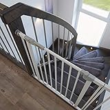 Hauck Autoclose N Stop/ Türschutzgitter/ Treppengitter/ Magnetverschluss/automatisch selbstschließend/Sichtindikator/ beidseitig zu öffnen/ 75 - 80 cm/ bis 122 cm erweiterbar/ohne Bohren/Metall/Weiß - 9