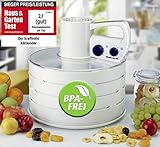 ROMMELSBACHER DA 750 Dörrapparat (Dörrautomat mit innovativer Technologie für Fleisch, Obst, Gemüse, Pilze & mehr, Gesamtdörrfläche über 3000 cm², erweiterbar) weiß - 2