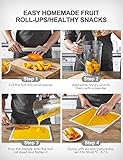 AICOOK Dörrautomat | LED-Anzeige mit Temperaturregler 35-70℃ | Timer 19.5 Stunde | Dörrgerät mit 6 Etagen aus Edelstahl für Lebensmittel, Obst- Fleisch- Früchte-Trockner | BPA-frei, Auto-Off 500W - 6