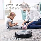 eufy RoboVac 11 Saugroboter (100 Min Laufzeit, 0.6 L Staubbehälter) leiser und flacher Staubsauger Roboter mit HEPA Filter und Fallsensoren, ideal für Tierhaare, Allergiker, Hartböden, flache Teppiche, Fliesen, Hartholz, Laminat & mehr - 3