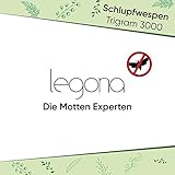 Legona® - Schlupfwespen gegen Lebensmittelmotten/Biologische & Nachhaltige Bekämpfung von Motten in Lebensmitteln / 1-3 Trigram-Karte à 3 Lieferungen/Alternative zu Mottenspray und Mottenkugeln - 6