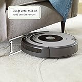 iRobot Roomba 615 Saugroboter (hohe Reinigungsleistung, für alle Böden, geeignet bei Tierhaaren) grau/schwarz - 5